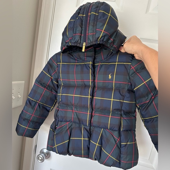 Polo by Ralph Lauren Blue and Yellow Puffer Jacket - Picture 16 of 16